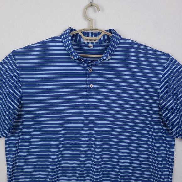 Peter Millar Other - Peter Millar Polo Shirt Summer Comfort Men Size XL Golf Striped Performance